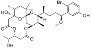 chemical structure of Aplysiatoxin