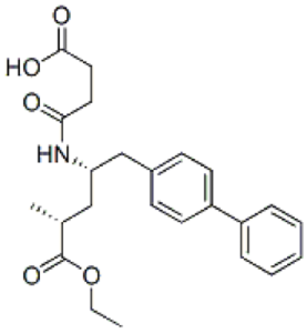 chemical structure of sacubitril