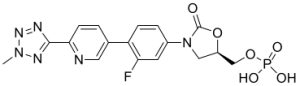 chemical structure of Tedizolid Phosphate