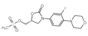 chemical structure of linezolid intermediate N-1