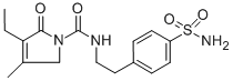 chemical structure of Glimepiride intermediate: CAS#119018-29-0