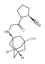chemical structure of Vildagliptin: CAS#274901-16-5