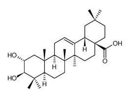 chemical structure of Maslinic acid CAS#4373-41-5 