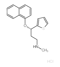 chemical structure of Duloxetine hydrochloride