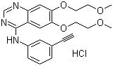 chemical structure of erlotinib hydrochloride