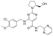 chemical structure of Avanafil