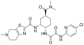 chemical structure of edoxaban