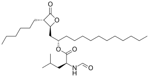 chemical structure of Orlistat