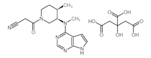 chemical structure of Tofacitinib Citrate: CAS#540737-29-9