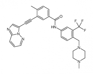 chemical structure of Ponatinib: CAS#943319-70-8