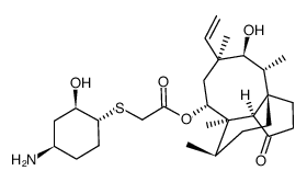 chemical structure of Lefamulin CAS#1061337-51-6