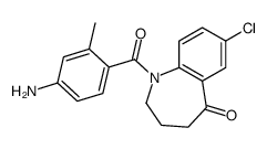 chemical structure of Intermediate of Tolvaptan CAS#137977-97-0