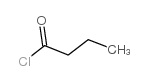 chemical structure of Butyryl chloride: CAS#141-75-3
