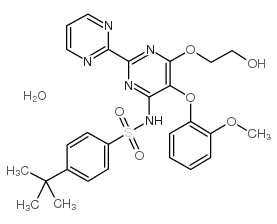 chemical structure of Bosentan