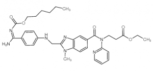 chemical structure of Dabigatran etexilate CAS#211915-06-9