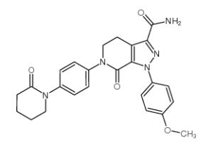 chemical structure of Apixaban