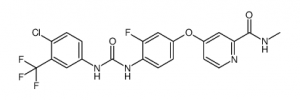 chemical structure of Regorafenib CAS#755037-03-7