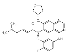 chemical structure of Afatinib: CAS#850140-72-6