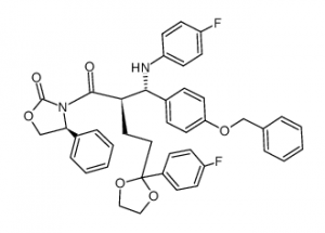 chemical structure of Ezetimibe intermediate 954109-20-7