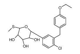 chemical structure of Sotagliflozin: CAS#1018899-04-1