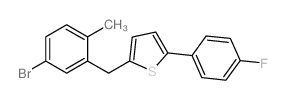 chemical structure of Canagliflozin