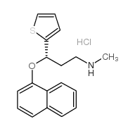 chemical structure of Duloxetine