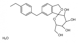 chemical structure of Tofogliflozin hydrate CAS#1201913-82-7