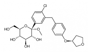 chemical structure of Empagliflozin intermediate