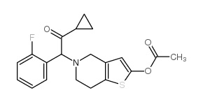 chemical structure of Prasugrel: CAS#150322-43-3