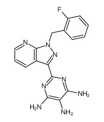 chemical structure of Intermediate of Riociguat CAS#428854-24-4