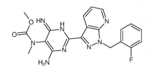 chemical structure of Riociguat CAS#625115-55-1
