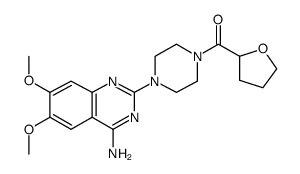 chemical structure of Terazosin CAS#63074-08-8