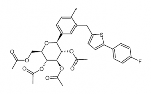 chemical structure of Canagliflozin intermediate: CAS#866607-35-4
