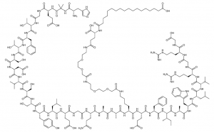 chemical structure of Semaglutide: CAS#910463-68-2