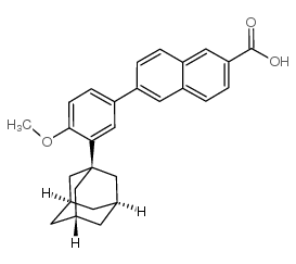 chemical structure of Adapalene