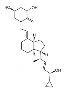 chemcial structure of Calcipotriene