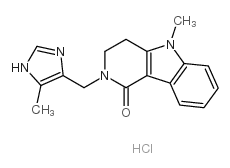 chemical structure of Alosetron hydrochloride