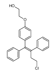chemical structure of Ospemifene: CAS#128607-22-7