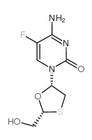 chemical structure of Emtricitabine