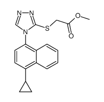 chemical structure of Lesinurad intermediate CAS#1533519-85-5