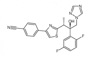 chemical structure of Isavuconazole intermediate CAS#241479-67-4