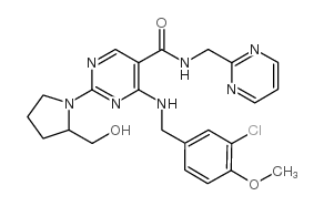 chemical structure of Avanafil