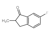 chemical structure of 6-Fluoro-2-methylindanone, Intermediate of Sulindac CAS#37794-19-7