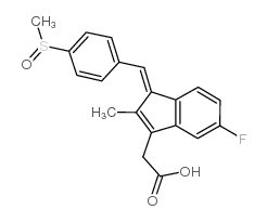 chemical structure of Sulindac CAS#38194-50-2
