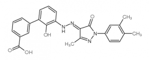 chemical structure of Eltrombopag