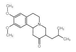 chemical structure of Tetrabenazine CAS#58-46-8