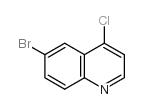 chemical structure of 65340-70-7: 6-Bromo-4-chloroquinoline