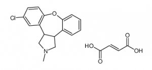 chemical structure of Asenapine maleate