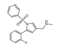 chemical structure of Vonoprazan CAS#881681-00-1