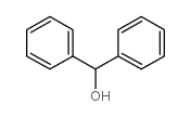 chemical structure of CAS#91-01-0: Benzhydrol; Diphenylmethanol